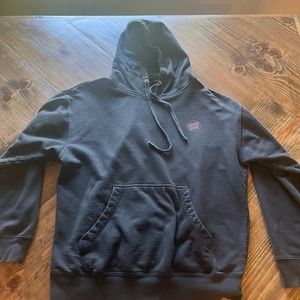 santa cruz large black hoodie